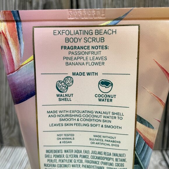 Bath & Body Works Bahamas Passionfruit & Banana Flower Body Scrub - Picture 2 of 2
